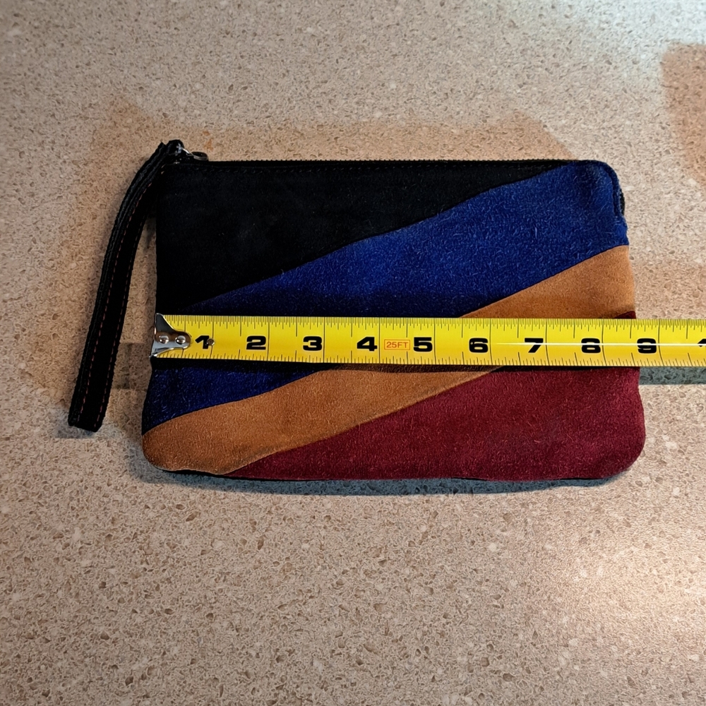 Patricia Nash Leather Suede Wristlet - Picture 3 of 9